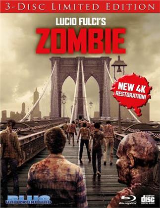 Zombie (1979) (Cover A, 4K Mastered, Edizione Limitata, 3 Blu-ray)