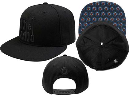 WHO - Arrow Logo Black Snapback Cap