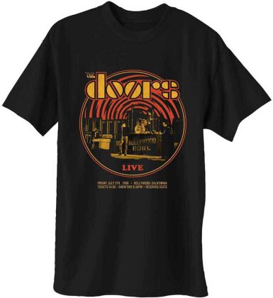 The Doors Unisex T-Shirt - 68 Retro Circle