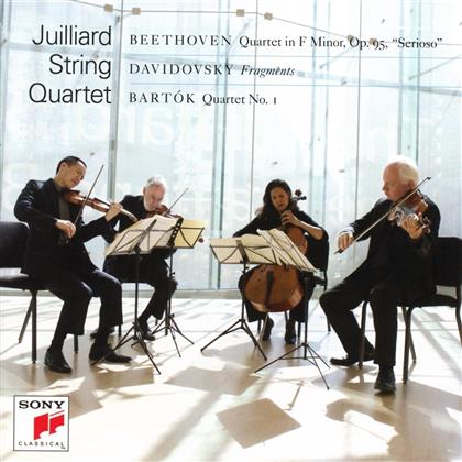 Juilliard String Quartet, Ludwig van Beethoven (1770-1827), Mario Davidovsky (*1934) & Béla Bartók (1881-1945) - Beethoven - Davidovsky - Bartók