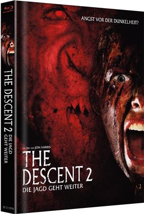 The Descent 2 - Die Jagd geht weiter (2009) (Cover C, Limited Edition, Mediabook, Blu-ray + DVD)
