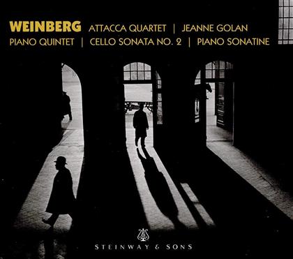 Mieczyslaw Weinberg (1919-1996), Jeanne Golan & Attacca Quartet - Piano Quintet / Cello Sonata 2 / Piano Sonatine