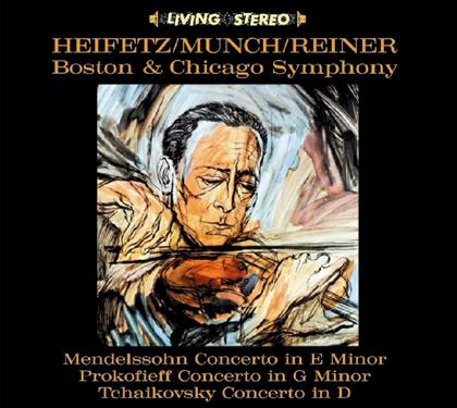 Felix Mendelssohn-Bartholdy (1809-1847), Serge Prokofieff (1891-1953), Peter Iljitsch Tschaikowsky (1840-1893), Charles Munch, … - Violin Concerto