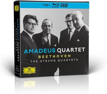 Ludwig van Beethoven (1770-1827) & Amadeus Quartet - The String Quartets (Limited, 7 CDs + Blu-ray)