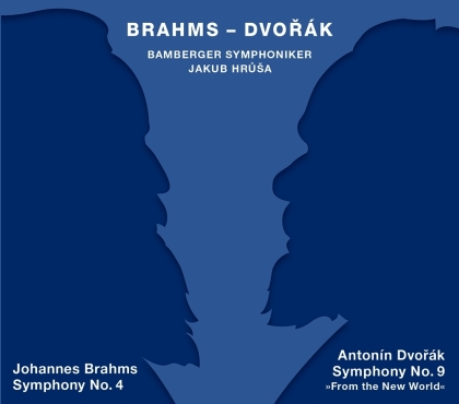 Johannes Brahms (1833-1897), Antonin Dvorák (1841-1904), Jakub Hrusa & Bamberger Symphoniker - Sinfonie 4 k3k3/ Sinfonie 9 (Hybrid SACD + SACD)