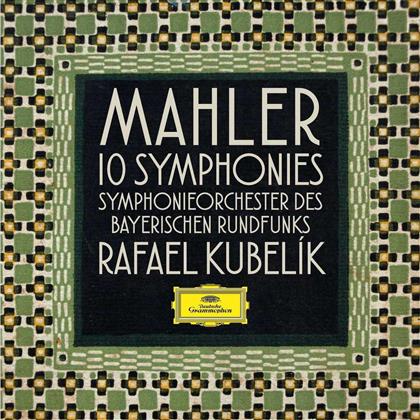 Gustav Mahler (1860-1911), Rafael Kubelik & Symphonieorchester des Bayerischen Rundfunks - 10 Sinfonien (Limited, 11 CDs)