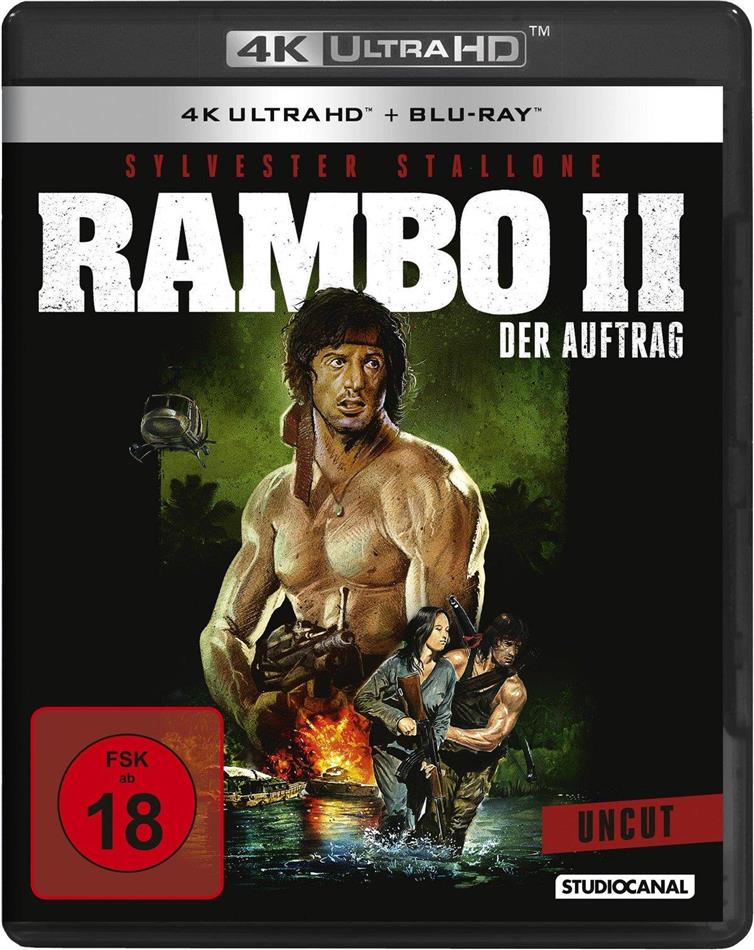 Rambo 2 - Der Auftrag (1985) (Uncut, 4K Ultra HD + Blu-ray)
