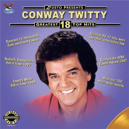 Conway Twitty - Greatest 18 Top Hits (Colored, LP)