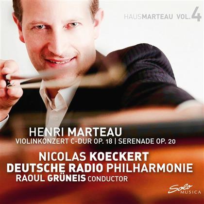 Deutsche Radio Philharmonie Saabrücken und Kaiserlautern, Henri Marteau (1874-1934), Raoul Grüneis & Nicolas Koeckert - Vol. 4 - Violinkonzert C-Dur op. 18