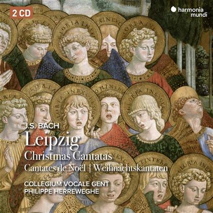 Mark Padmore, Carolyn Sampson, Ingeborg Danz, Dorothee Blotzky-Mields, Collegium Vocale Gent, … - Leipzige - Weihnachtskantaten, Christmas Cantatas (2018 Reissue, 2 CD)