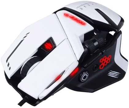 MadCatz R.A.T. 6+ Optical Gaming Mouse - White