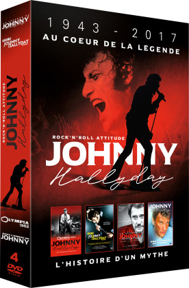 Johnny Hallyday - 1943 - 2017 au coeur de la légende (4 DVD)