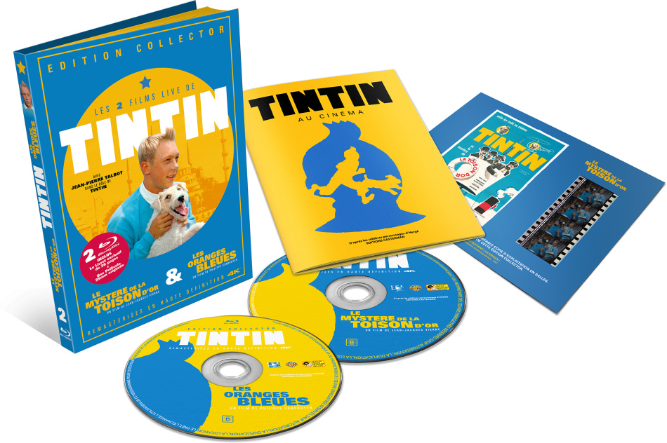 Tintin et le mystère de la toison d'or / Tintin et les oranges bleues (Édition Collector, Mediabook, 2 Blu-ray)