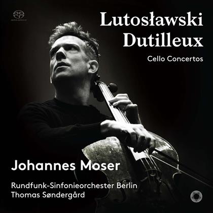 Witold Lutoslawski (1913-1994), Henri Dutilleux (1916-2013), Thomas Sondergard, Johannes Moser & Rundfunk Sinfonieorchester Berlin - Cello Concertos (Hybrid SACD)