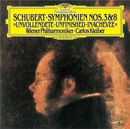 Franz Schubert (1797-1828), Carlos Kleiber & Wiener Philharmoniker - Symphonien Nr. 3 & 8 (UHQCD, MQA CD)