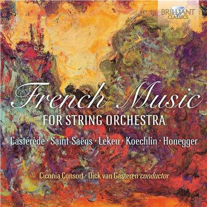 Dick Van Gasteren & Ciconia Consort - French Music For String Orchestra - Musik Von Castérède, Saint-Saens, Lekeu, Koechlin & Honegger
