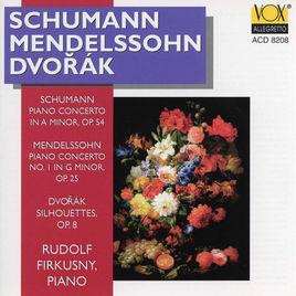 Robert Schumann (1810-1856), Felix Mendelssohn-Bartholdy (1809-1847), Antonin Dvorák (1841-1904) & Rudolf Firkusny - Piano
