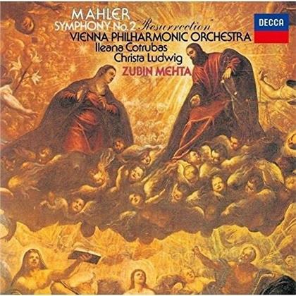 Gustav Mahler (1860-1911), Zubin Mehta, Ileana Cotrubas & Wiener Philharmoniker - Symphony No. 2 (Japan Edition, Limited Edition)