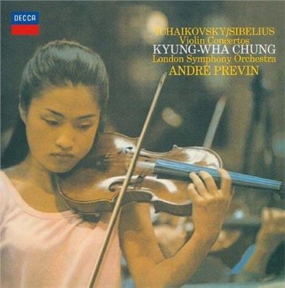 Peter Iljitsch Tschaikowsky (1840-1893), Jean Sibelius (1865-1957), André Previn (*1929), Kyung-Wha Chung & The London Symphony Orchestra - Violin Concertos (Japan Edition)