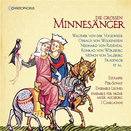 Estampie, Ciartatani, Ensemble Leones, Per-Sonat, Ensemble Für Frühe Musik Augsburg, … - Die Grossen Minnesänger (11 CDs)