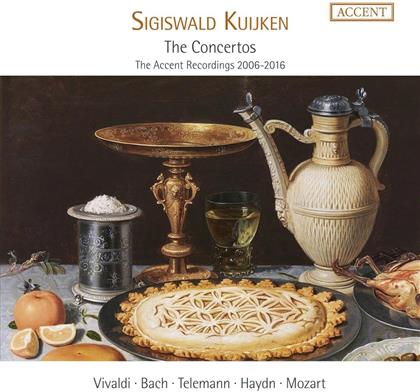 Antonio Vivaldi (1678-1741), Georg Philipp Telemann (1681-1767), Franz Joseph Haydn (1732-1809), Wolfgang Amadeus Mozart (1756-1791) & Sigiswald Kuijken - The Concertos - The Accent Recordings 2006-2016 (10 CD)