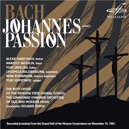 Anatoli Safiulin, Johann Sebastian Bach (1685-1750), Eduard Serov, Alexei Martynov & The Leningrad Chamber Orchestra of Old And Modern Music - Johannes-Passion BWV 245 (2 CDs)