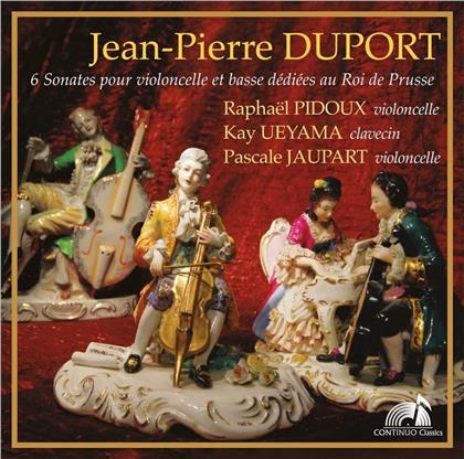 Jean-Pierre Duport (1741-1818), Raphael Pidoux & Kay Ueyama - 6 Sonaten Für Cello & B.C. - 6 Sonates Pour Violoncelle & Basse Dédiées Au Roi De Prusse