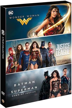 DC Comics Boxset - Wonder Woman / Justice League / Batman v Superman: Dawn of Justice (3 DVD)