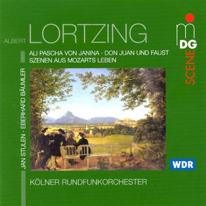 Albert Lortzing (1801-1875), Jan Stulen, Bernhard Bäumler, Gert Westphal & Kölner Rundfunk-Orchester - Ali Pascha von Janina - Don Juan und Faust - Szenen aus Mozarts Leben (2 CDs)
