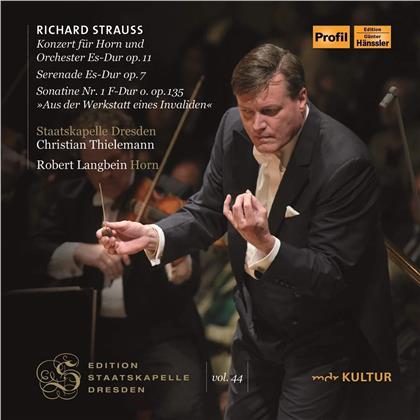 Richard Strauss (1864-1949), Christian Thielemann, Robert Langbein & Staatskapelle Dresden - Hornkonzerte (2 CDs)