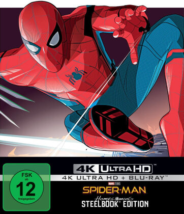 Spider-Man: Homecoming (2017) (Édition Limitée, Steelbook, 4K Ultra HD + Blu-ray)