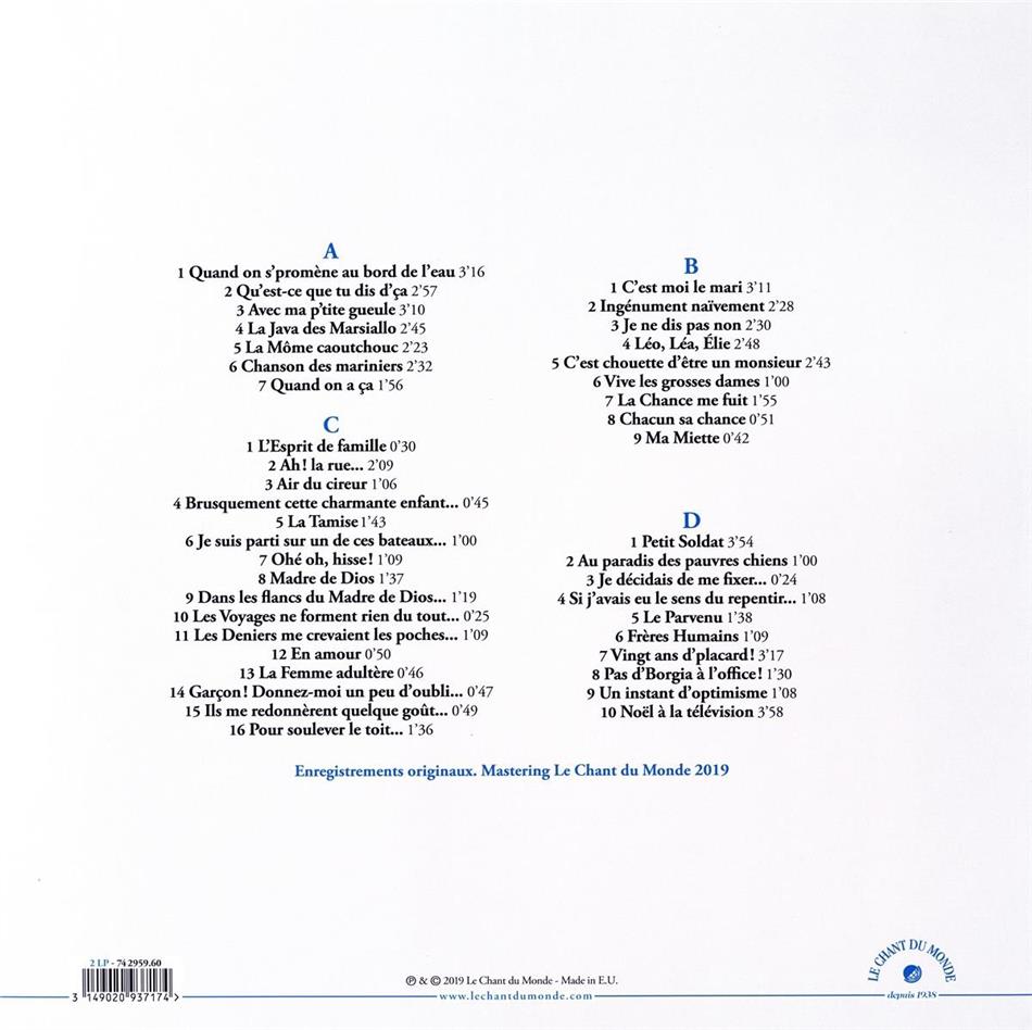 Avec Ma Ptite Gueule 2 Lps By Jean Gabin