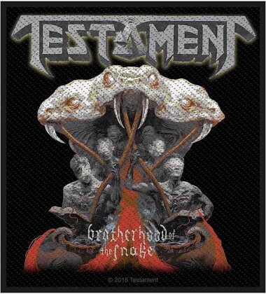 Testament Standard Woven Patch - Brotherhood of the Snake