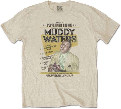 Muddy Waters Unisex T-Shirt - Peppermint Lounge (Sand)