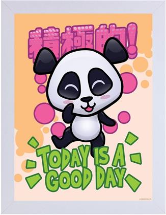 Handa Panda - Today Is A Good Day - Wooden Framed Print