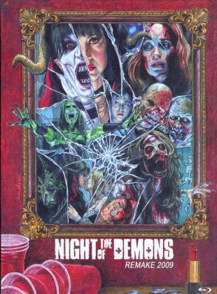Night of the Demons (2009) (Cover A, Limited Edition, Mediabook, Uncut, Blu-ray + DVD)