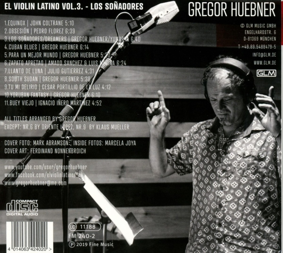 El Violin Latino Vol 3 Los Sonadores By Gregor Huebner Cede Com