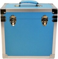 Light Blue - Lp Record Storage Carry Case Light Blue