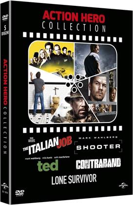 Action Hero Collection - The Italian Job / Shooter / Ted / Contraband / Lone Survivor (5 DVDs)