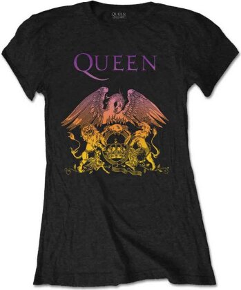 Queen Ladies T-Shirt - Gradient Crest