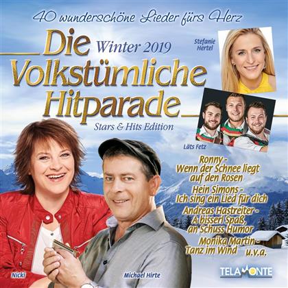 Die volkstümliche Hitparade Winter 2019 (2 CDs)