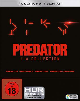 Predator 1-4 (4 4K Ultra HDs + 4 Blu-ray)
