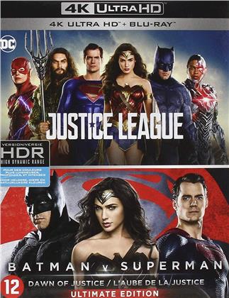 Justice League / Batman v Superman (2 4K Ultra HDs + 2 Blu-ray)