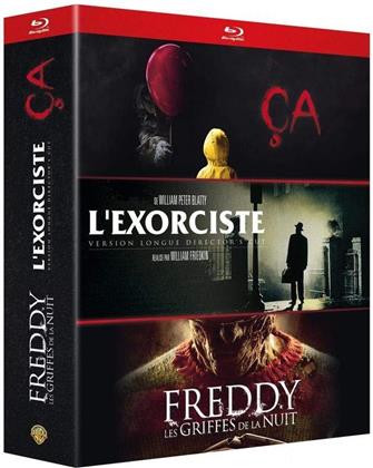 Ça (2017) / Les griffes de la nuit (1984) / L'Exorciste (1973) (3 Blu-ray)