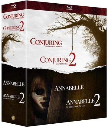 Conjuring / Conjuring 2 / Annabelle / Annabelle 2 (4 Blu-rays)