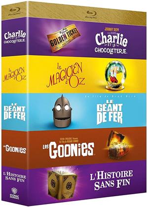 Charlie et la chocolaterie / L'histoire sans fin / Le géant de fer / Le magicien d'Oz / Les Goonies (Iconic Moments Collection, 5 Blu-ray)