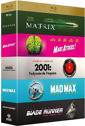 Matrix / Mars Attacks / 2001: L'odyssée de l'espace / Mad Max - Fury Road / Blade Runner (Iconic Moments Collection, 5 Blu-rays)