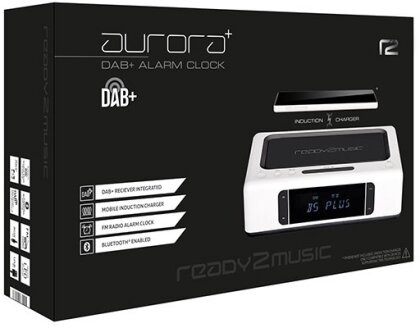 ready2music Aurora Plus, Alarm Clock - white