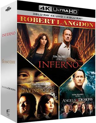 Robert Langdon Coffret 3 Films (3 4K Ultra HDs + 3 Blu-rays)