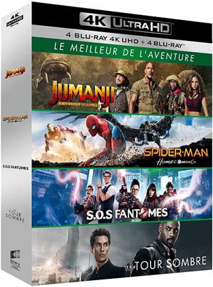 Le Meilleur de l'Aventure - Jumanji / Spider-Man : Homecoming / S.O.S Fantômes / La tour sombre (4 4K Ultra HDs + 4 Blu-ray)